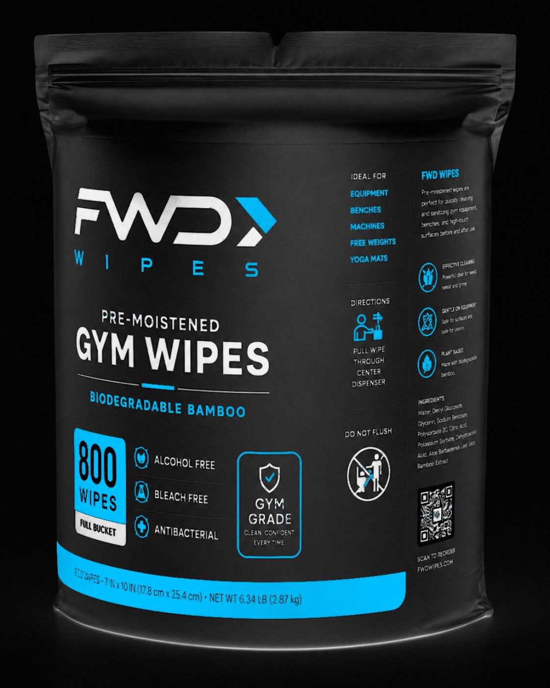 FWD Wipes 800-count refill bag